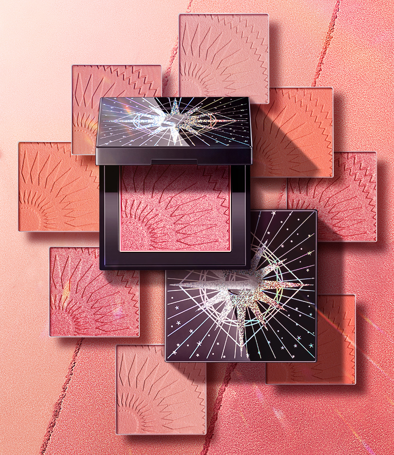 Makeup manufacturers | trim monochrome blush OEM Natural bare makeup pearl blush ODM processing