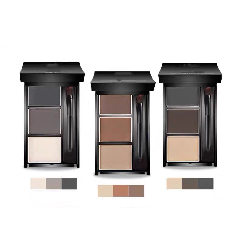 Makeup manufacturers | three color eyebrow powder OEM processing three color eyebrow powder ODM processing manufacturers