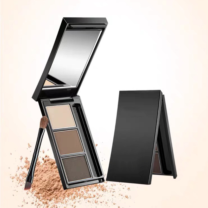 Makeup manufacturers | three color eyebrow powder OEM processing three color eyebrow powder ODM processing manufacturers