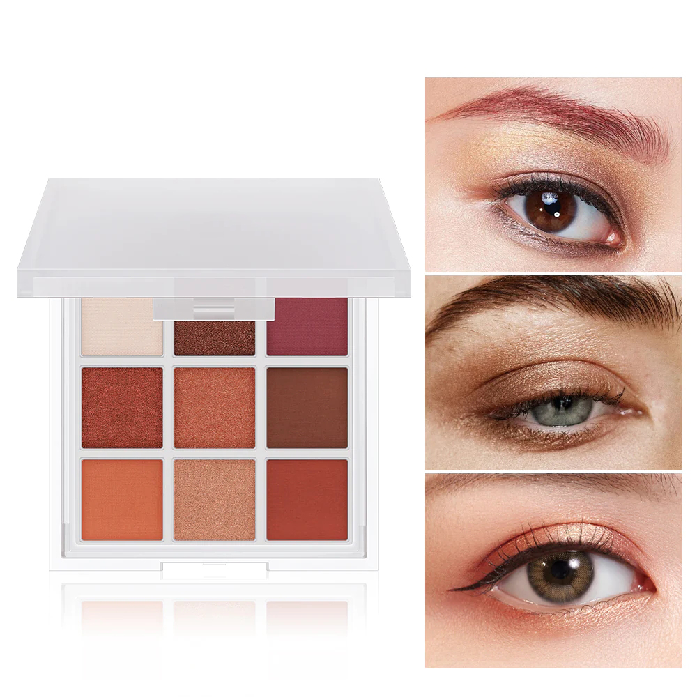 Makeup processing | Nine-color eyeshadow palette OEM manufacturer Nine-color eyeshadow processing factory