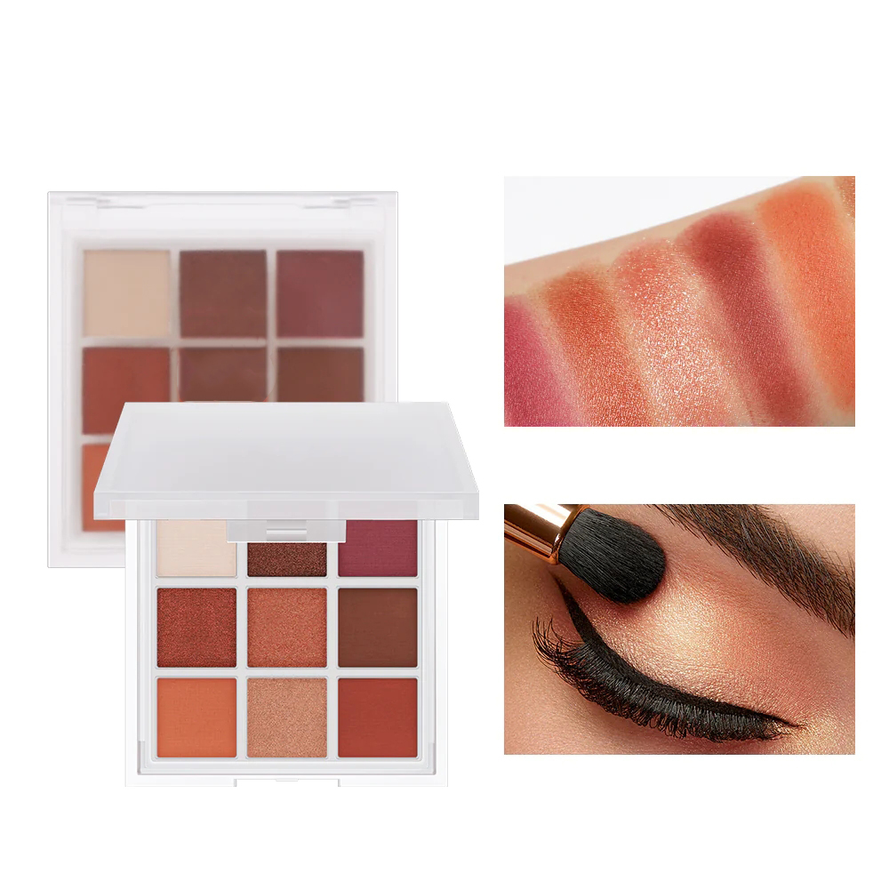 Makeup processing | Nine-color eyeshadow palette OEM manufacturer Nine-color eyeshadow processing factory