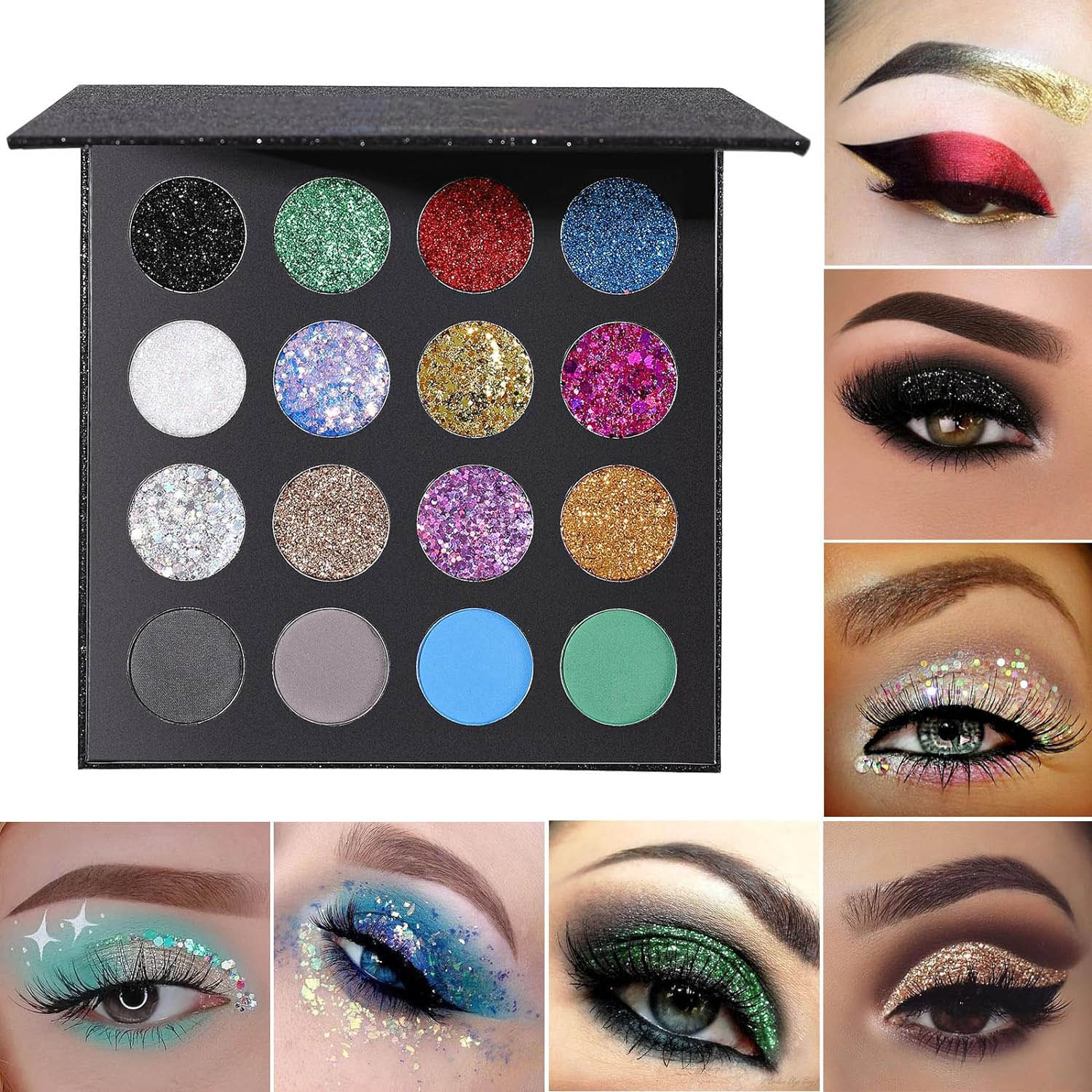 Makeup OEM | Guangzhou eye shadow powerful manufacturer, sixteen color eye shadow palette professional customized OEM manufacturer