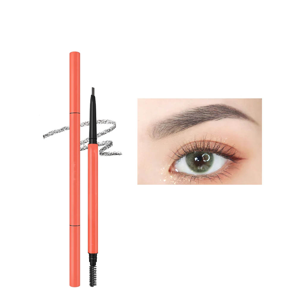 Makeup OEM | Double-ended eyebrow pencil OEM manufacturer, eyebrow pencil with brush processing factory