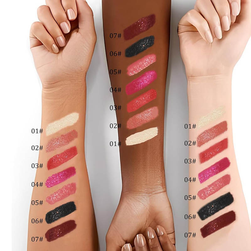 Cosmetics factory | Diamond glitter matte lipstick factory Shiny lipstick OEM