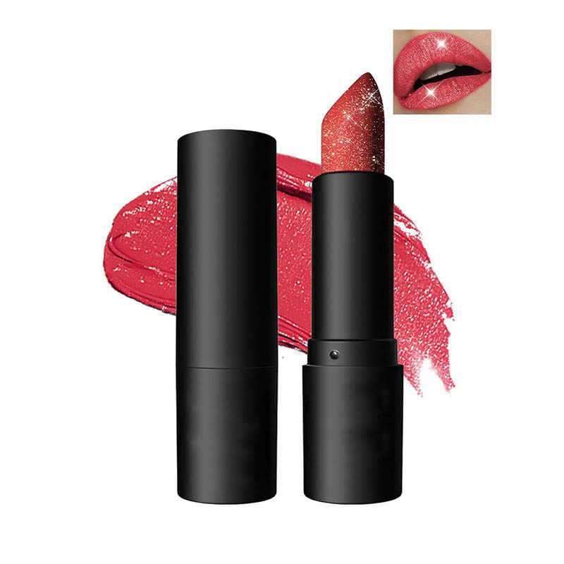 Cosmetics factory | Diamond glitter matte lipstick factory Shiny lipstick OEM