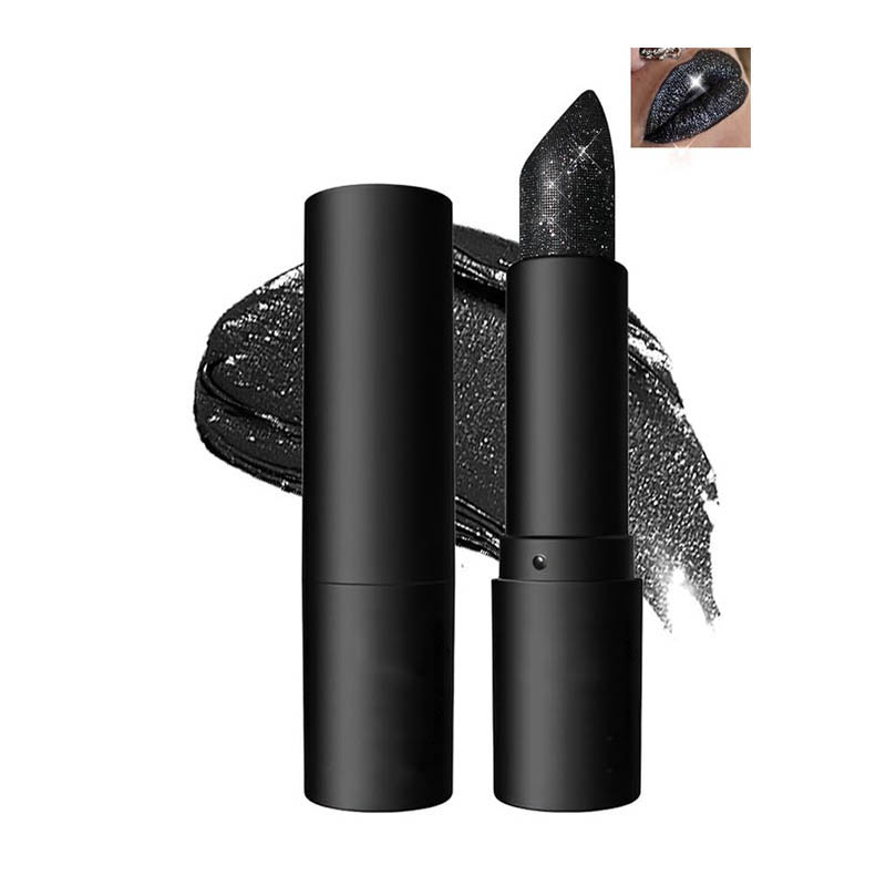 Cosmetics factory | Diamond glitter matte lipstick factory Shiny lipstick OEM