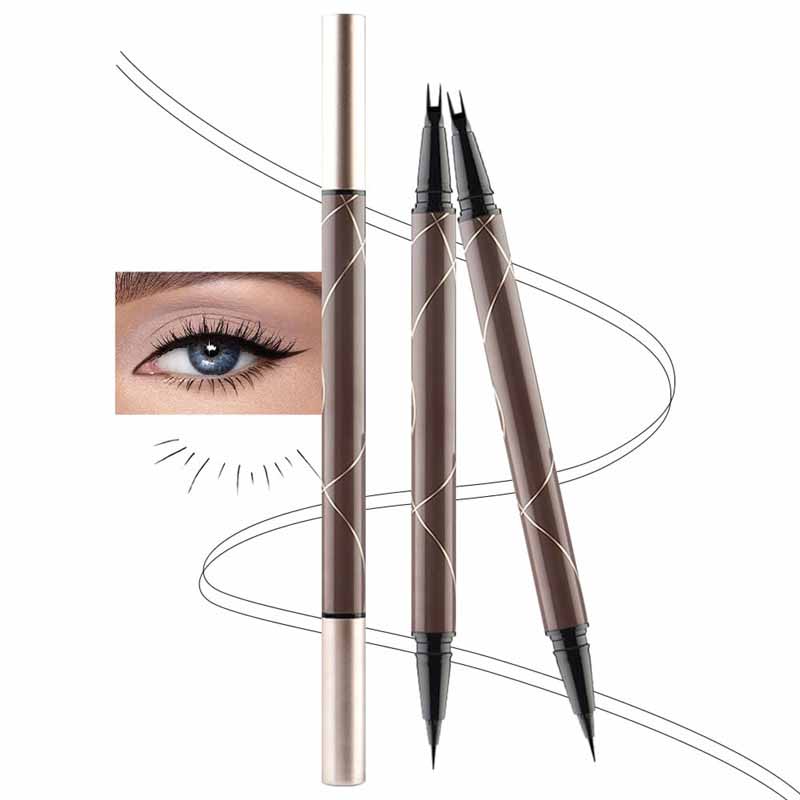 Makeup OEM|Double-ended eyeliner OEM processing Two-pronged liquid eyebrow pencil OEM