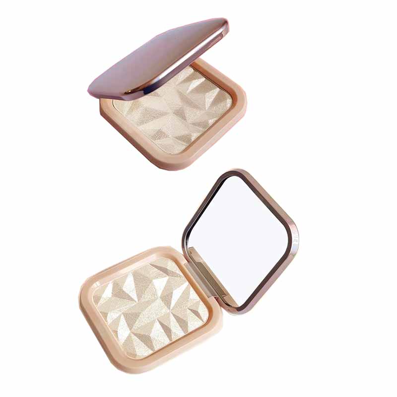 Makeup processing factory | Glitter highlighter disc processing, mashed potato contouring pearl powder customization