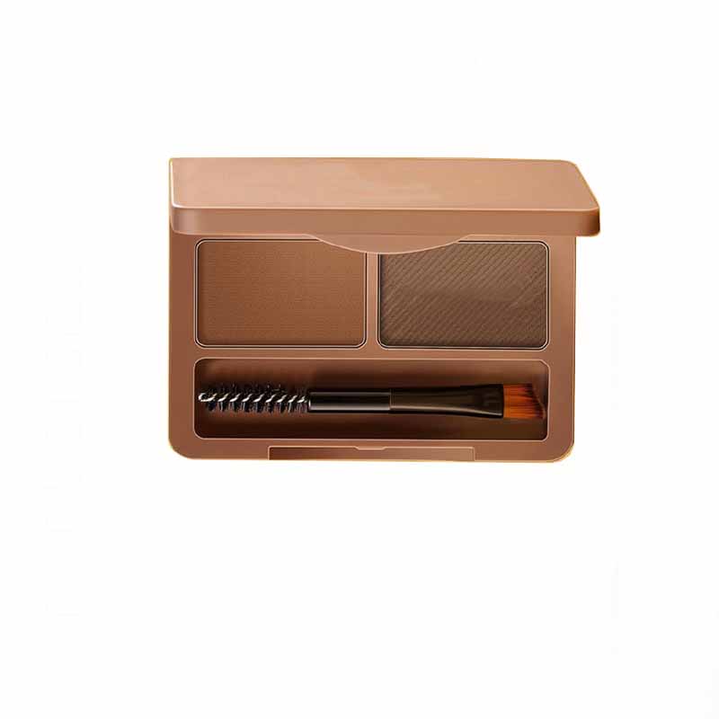 Makeup OEM | Two-color eyebrow pencil OEM customization Two-color eyebrow powder processing factory