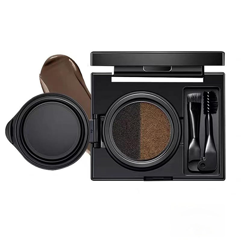 Makeup processing | 2-Color Air cushion eyebrow dye processing OEM