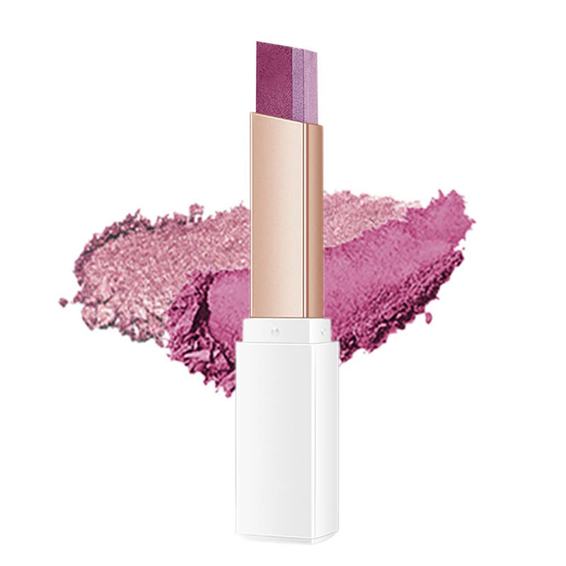 Eyeshadow manufacturers | two-color eyeshadow stick OEMODM processing factory lazy two-color eyeshadow stick replacement processing