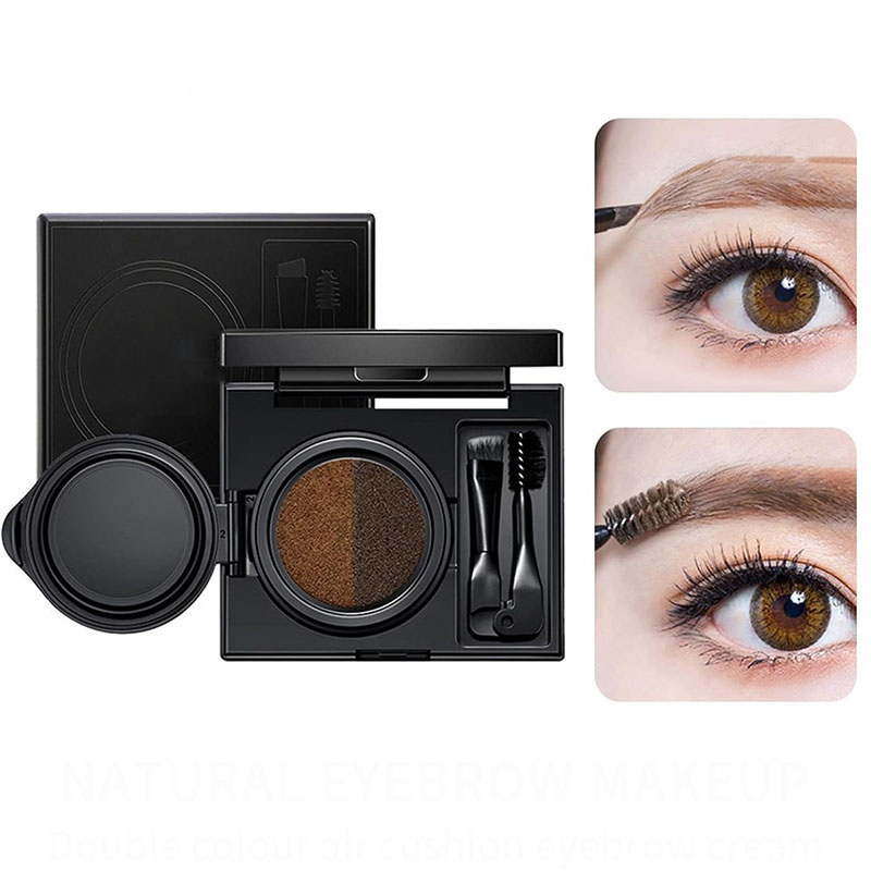 Makeup processing | 2-Color Air cushion eyebrow dye processing OEM