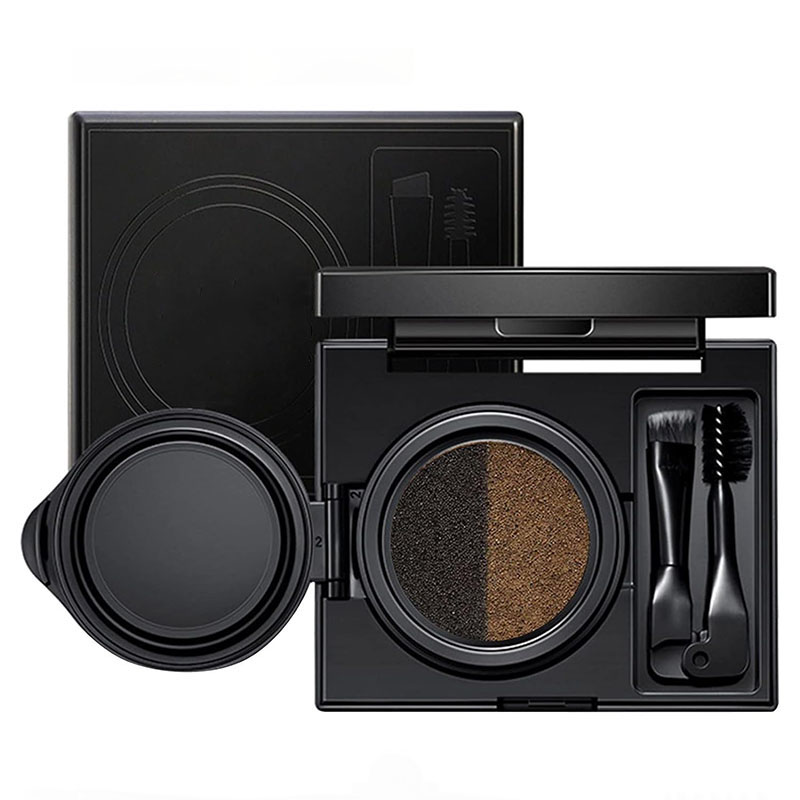 Makeup processing | 2-Color Air cushion eyebrow dye processing OEM