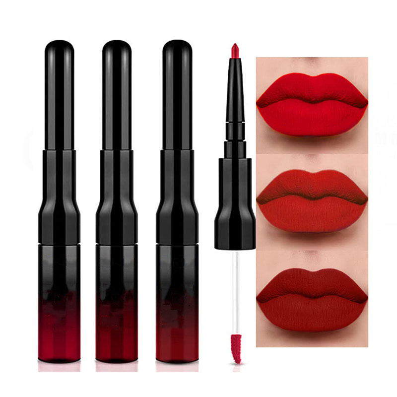 Makeup Processing | 2-in-1 Lip Liner Lip Glaze Processing