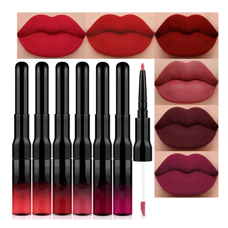 Makeup Processing | 2-in-1 Lip Liner Lip Glaze Processing