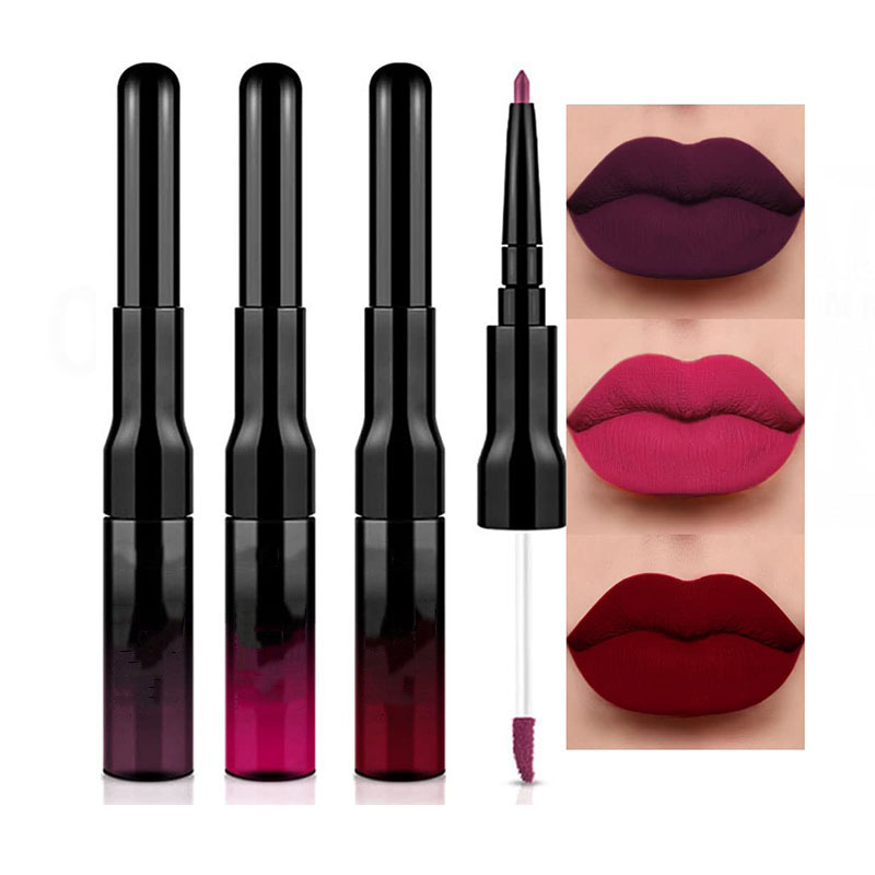 Makeup Processing | 2-in-1 Lip Liner Lip Glaze Processing