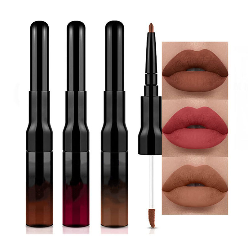 Makeup Processing | 2-in-1 Lip Liner Lip Glaze Processing