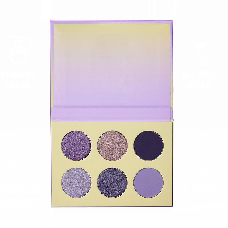 Makeup processing factory | 6-color eyeshadow palette processing factory