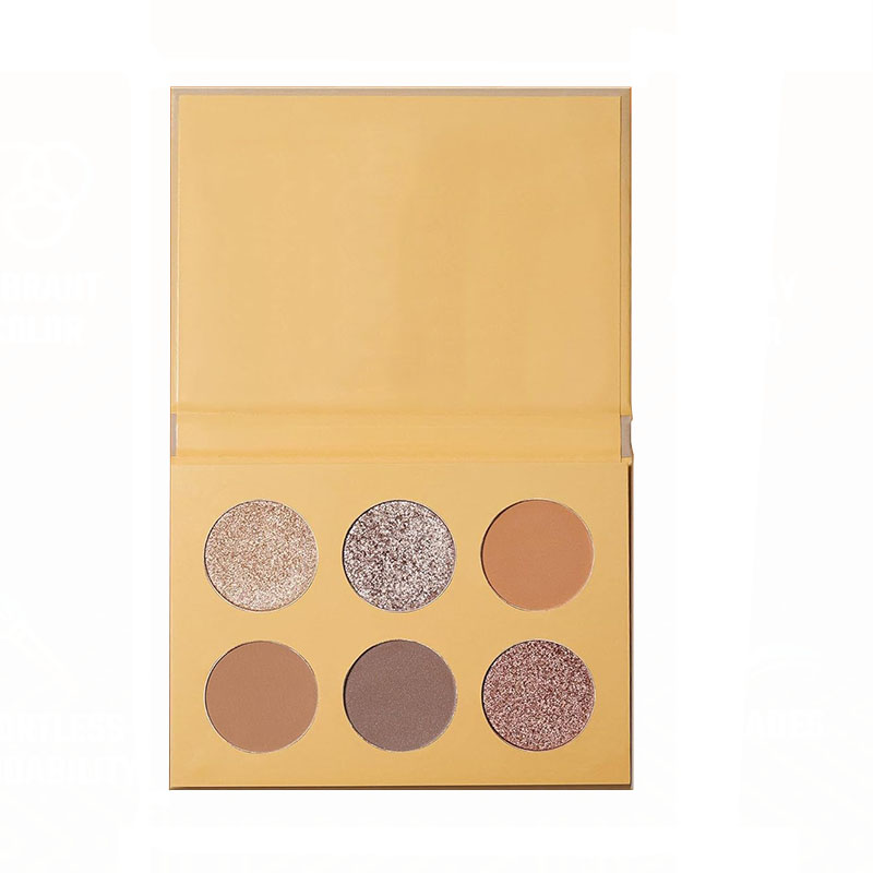 Makeup processing factory | 6-color eyeshadow palette processing factory