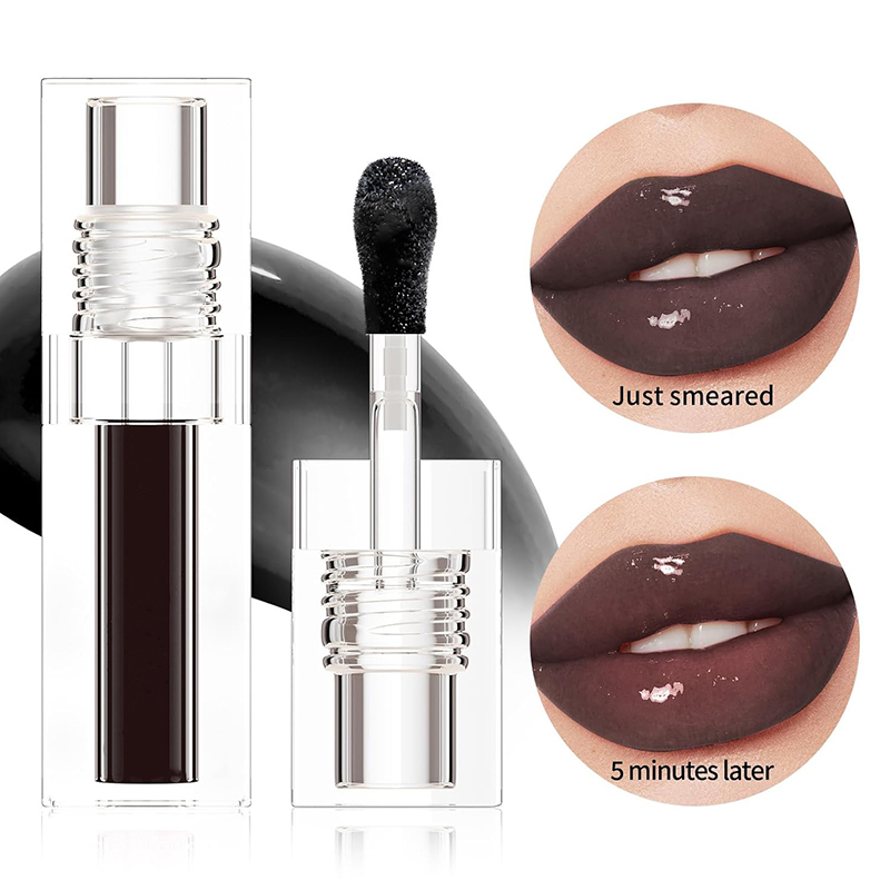 Makeup processing | Black lip gloss OEM processing Water-gloss mirror lip glaze custom factory