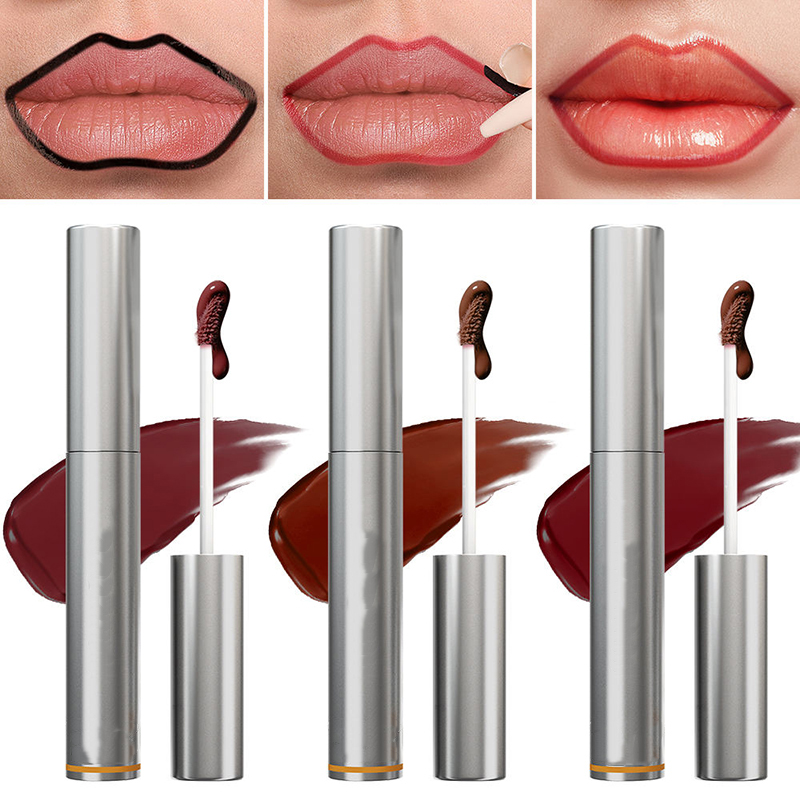 Lip cosmetics peel-off lip glaze OEM Matte long-lasting peel-off lipstick ODM manufacturing factory
