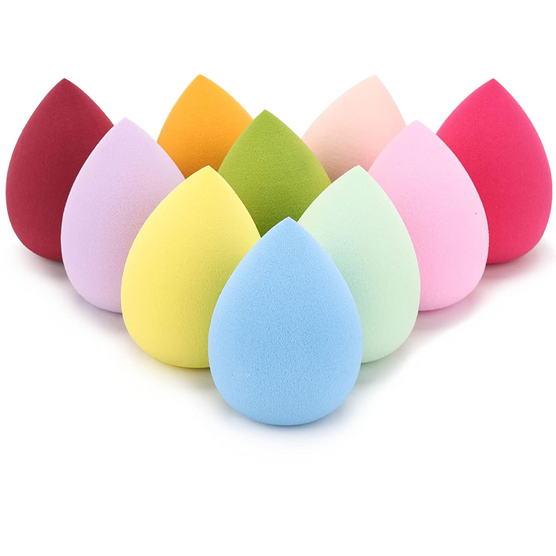 Makeup Sponge processing factory   10 Pieces OEM Beauty Egg Palette private label