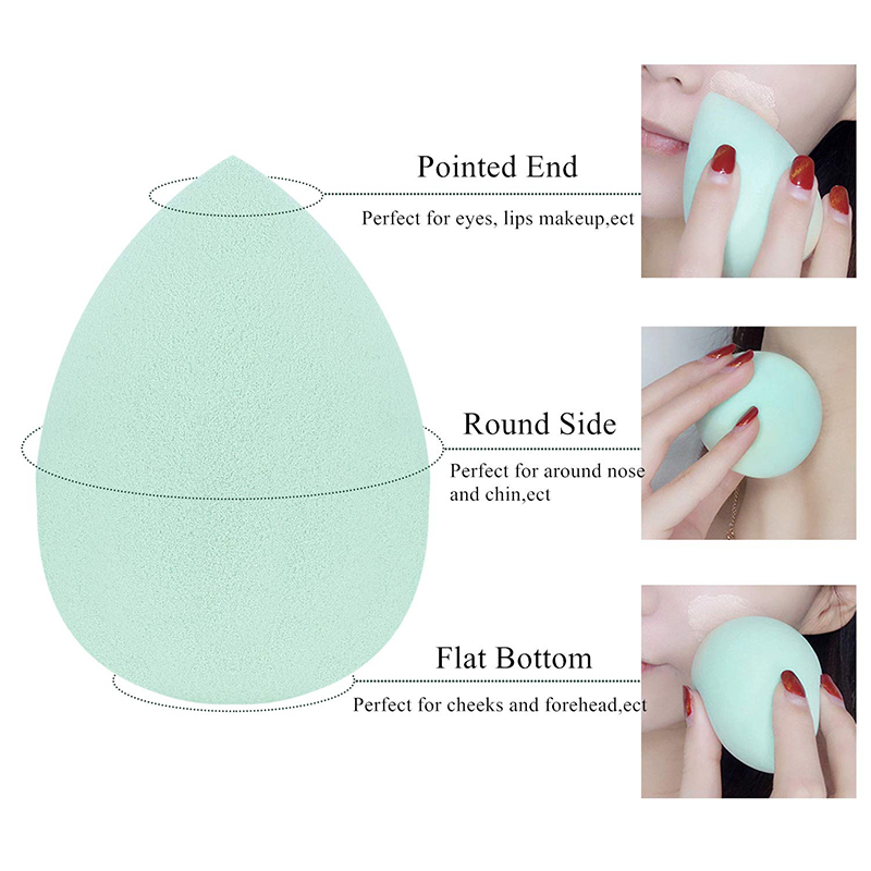 Makeup Sponge processing factory   10 Pieces OEM Beauty Egg Palette private label