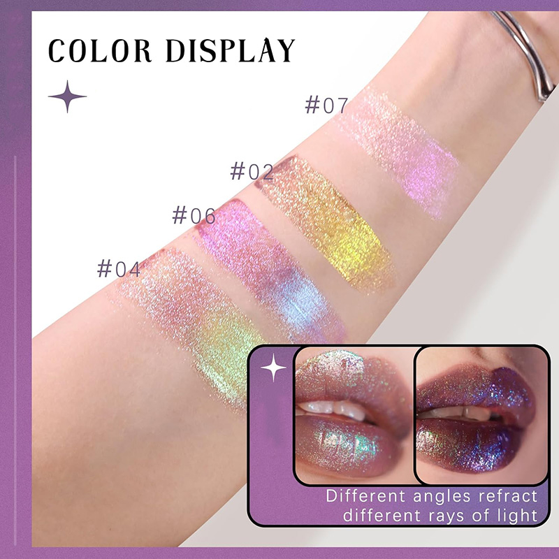 Chameleon Lip gloss OEM Diamond Glitter Makeup Lip gloss ODM Factory