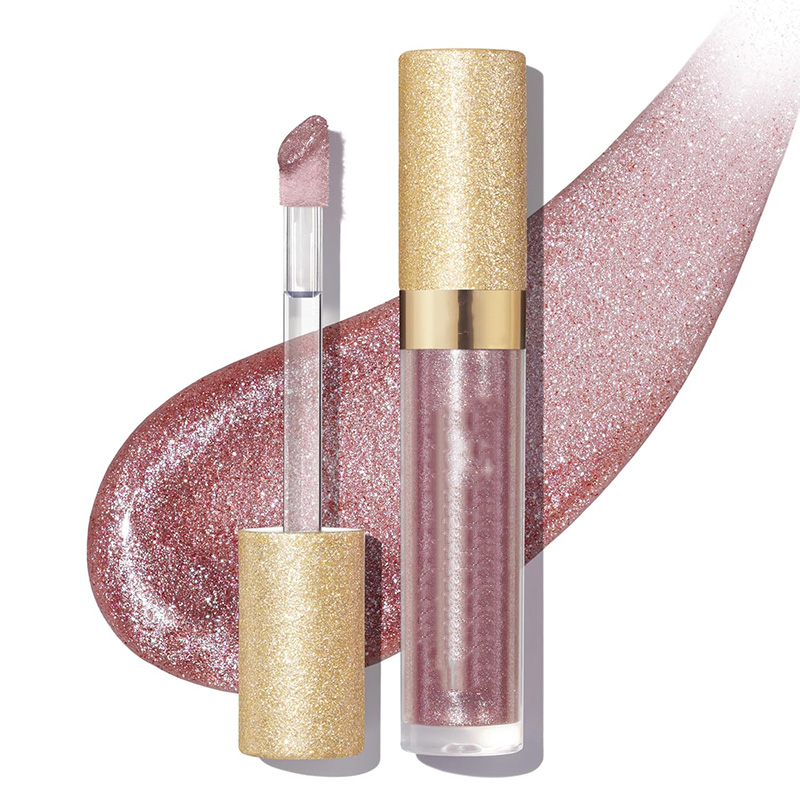 Diamond Lip Gloss Cosmetics OEM Factory Pearlescent Shiny Lip Gloss ODM Manufacturer