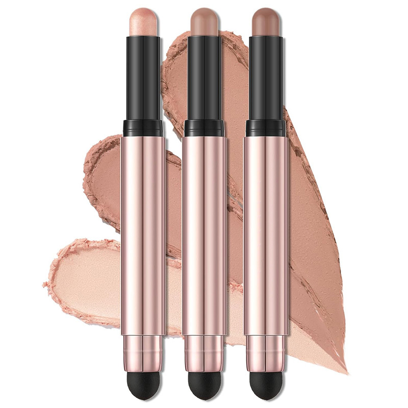 Double-headed eyeshadow stick OEM factory Eyeshadow stick with brush ODM manufacturer