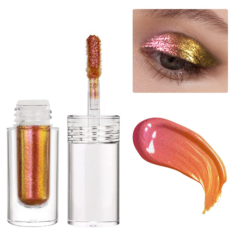 Glitter Multicolor Liquid Eyeshadow OEM Factory Chameleon Metallic Liquid Eyeshadow Manufacturer