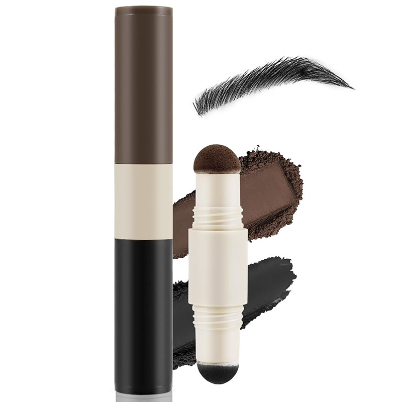 Makeup OEM factory | Two-color eyebrow powder custom processing factory Double-headed eyebrow powder stick OEM manufacturer