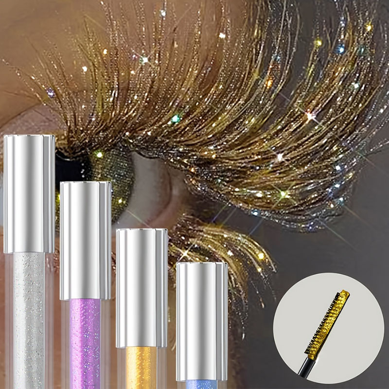 Makeup OEM manufacturing factory | Flashing diamond mascara OEM manufacturer Colored diamond mascara OEM