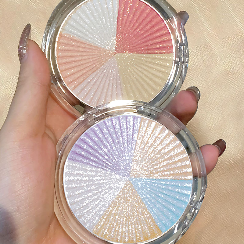Makeup OEM factory | Five-color highlight OEM manufacturer Multi-color highlight plate customization factory