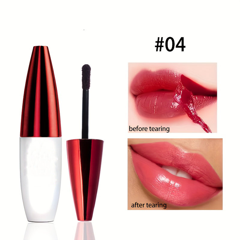 Cosmetics OEM factory | Four-color peel-off lip glaze OEM factory Non-stick cup peel-off lip glaze OEM manufacturer