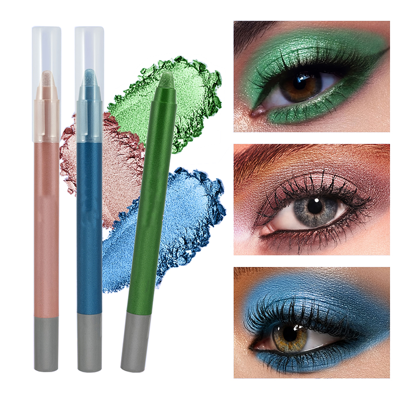 Customized makeup factory | Glitter eyeshadow pen OEM factory Creamy eyeshadow stick customized manufacturer