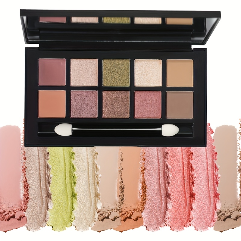 Cosmetics OEM Factory | 10 Color Glitter Eyeshadow OEM Factory 10 Color Eyeshadow OEM Manufacturer