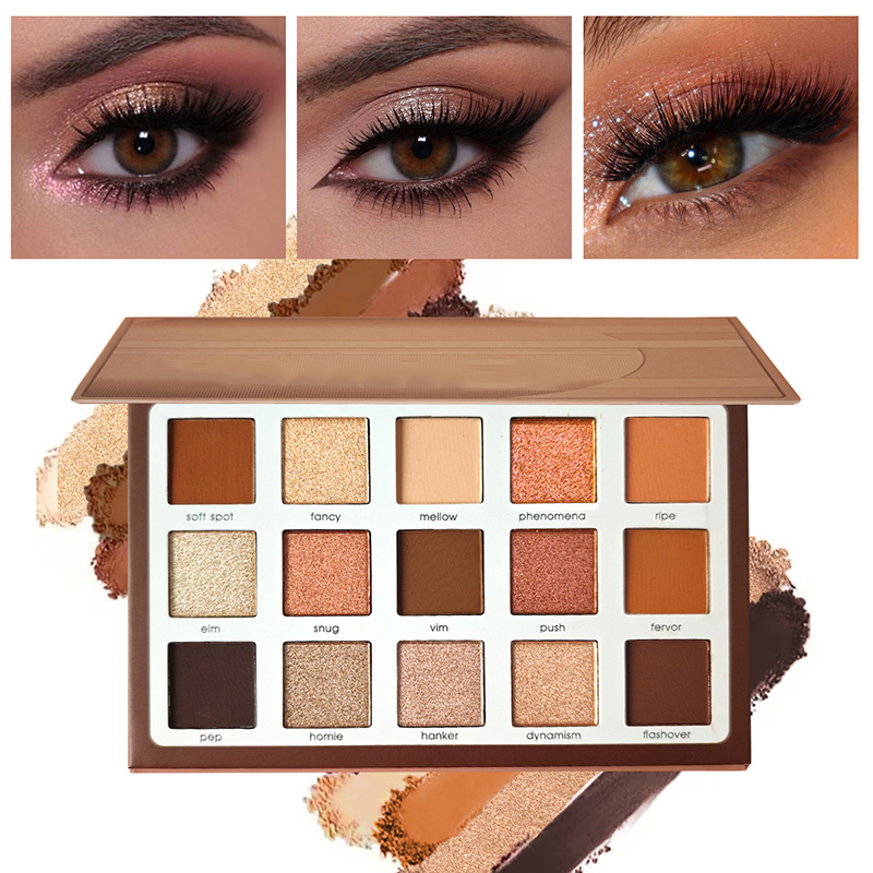 Makeup manufacturer | 15-color eyeshadow palette customization factory 15-color eyeshadow palette OEM processing