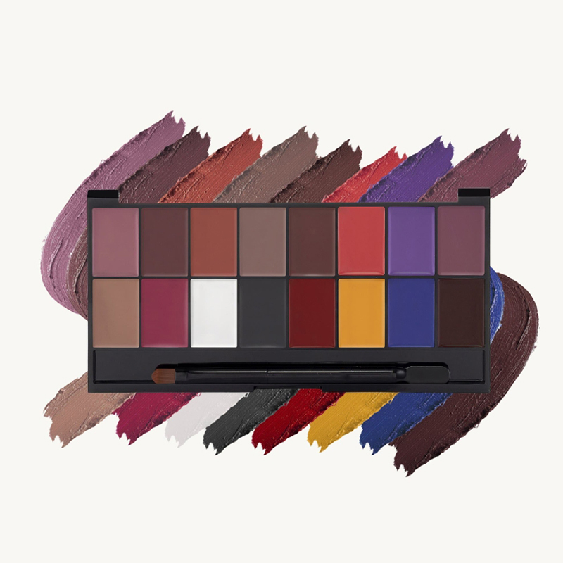 Makeup factory | 16-color eyeshadow palette custom OEM factory Eyeshadow palette OEM manufacturer