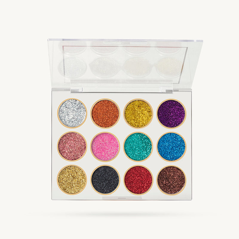 Customized makeup processing manufacturer | 12-color eye shadow customized processing manufacturer 12-color eye shadow OEM manufacturer