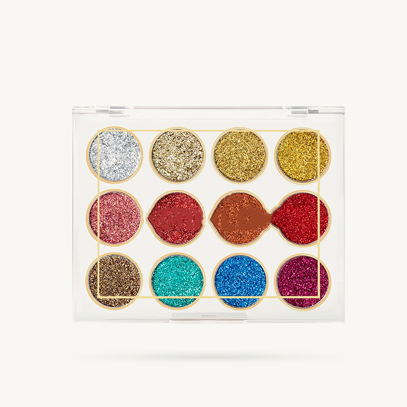 Customized makeup processing manufacturer | 12-color eye shadow customized processing manufacturer 12-color eye shadow OEM manufacturer