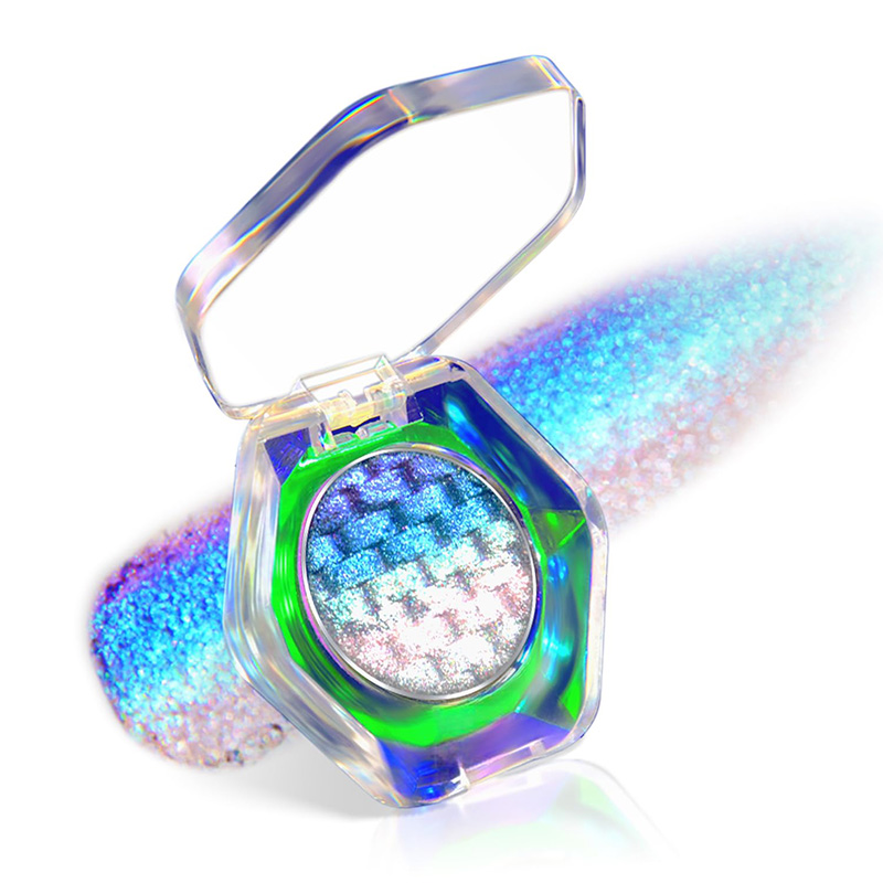 Makeup OEM | Chameleon Diamond Rainbow Eyeshadow Processing Chameleon Eyeshadow OEM