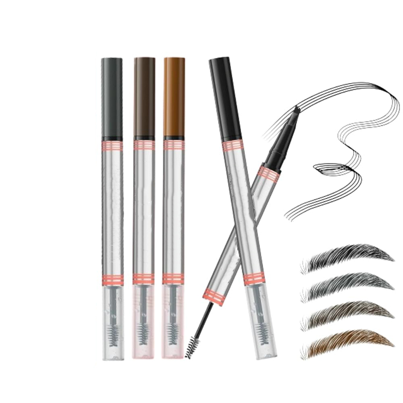Makeup OEM manufacturer | Double-head eyebrow pencil and eyebrow gel OEM manufacturer Double-head eyebrow pencil and eyebrow gel private brand ODM processing factory