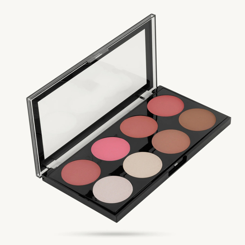 Cosmetic ten-color blush cream processing, ten-color blush cream OEM manufacturer