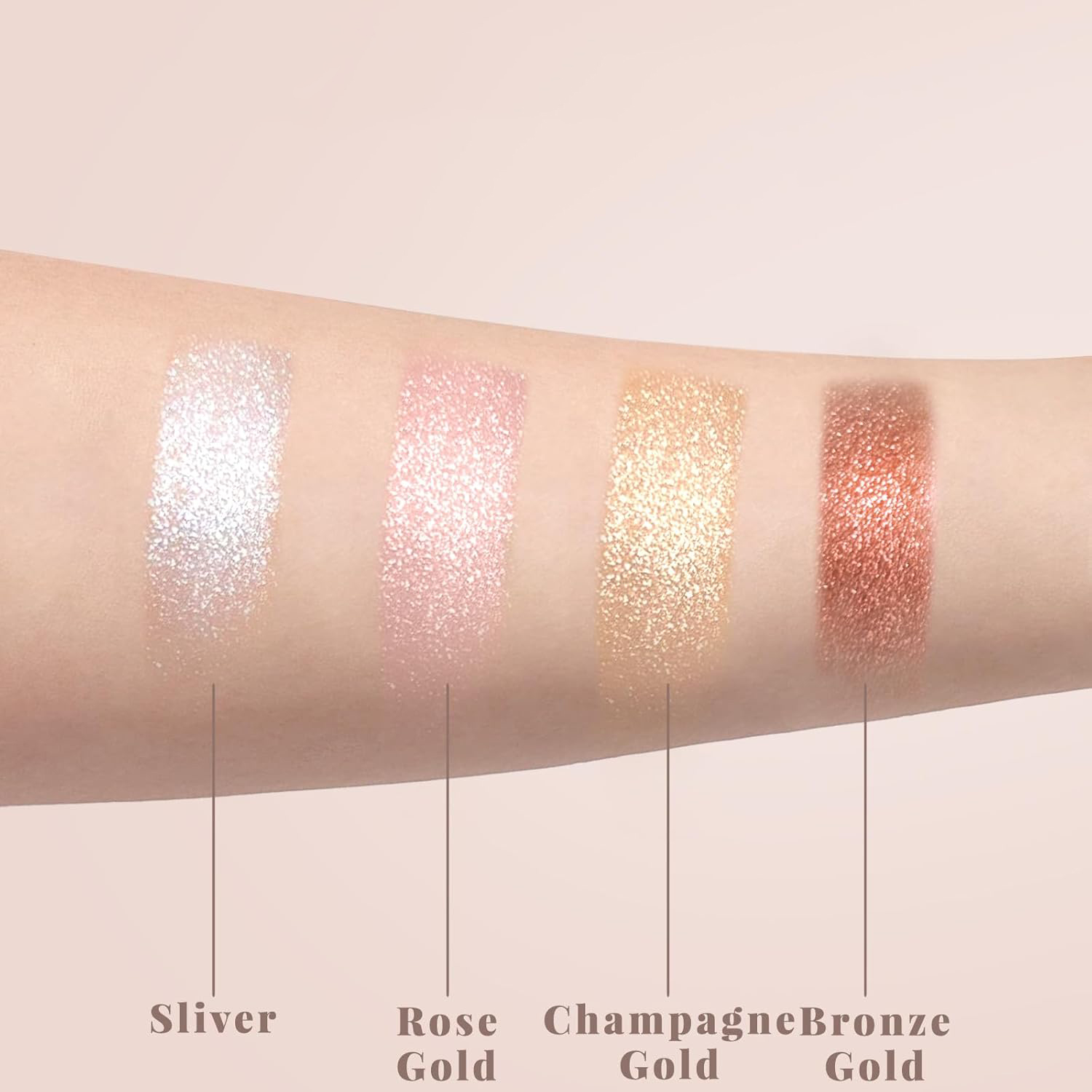 Four-Color Pearlescent Eyeshadow OEM