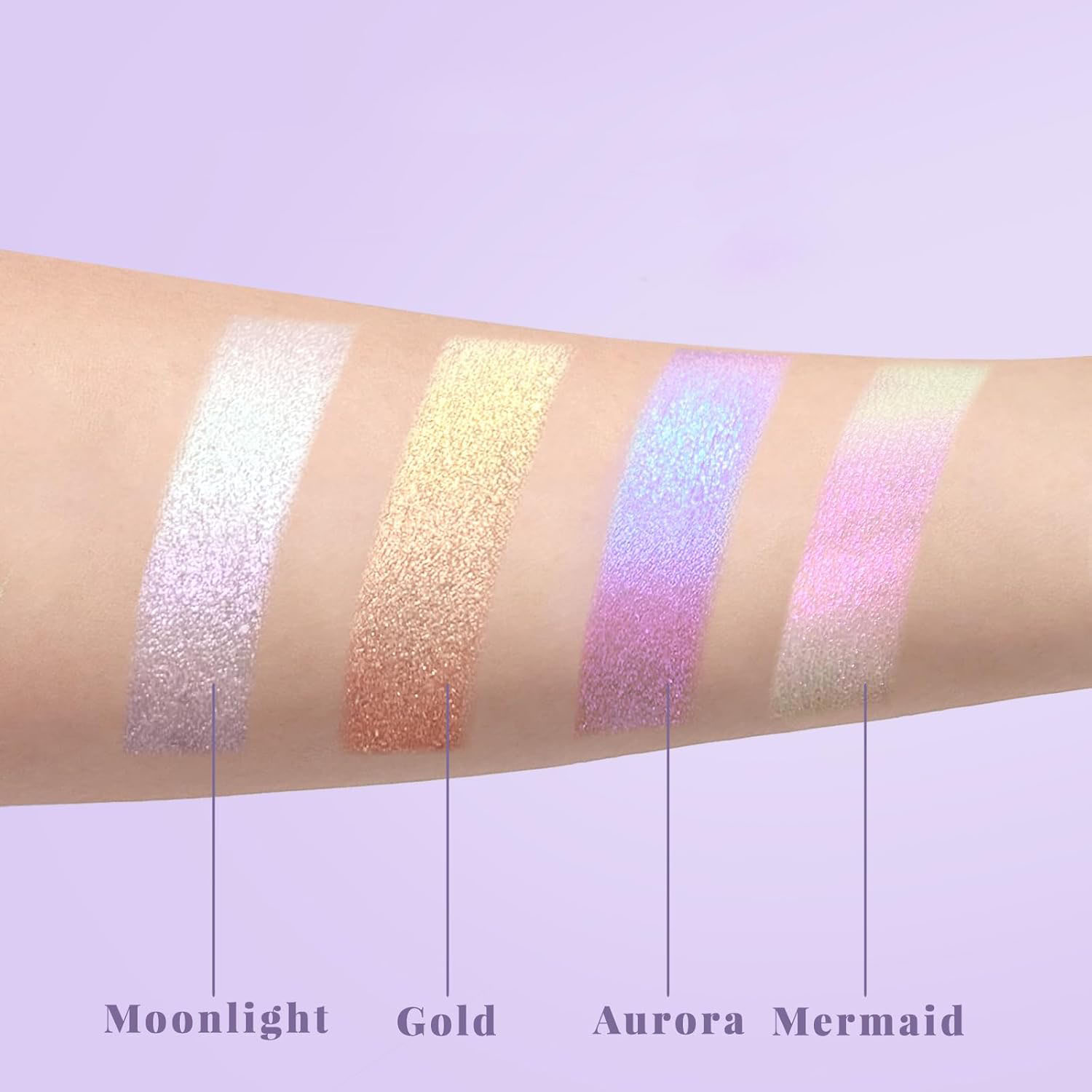 Four-Color Pearlescent Eyeshadow OEM