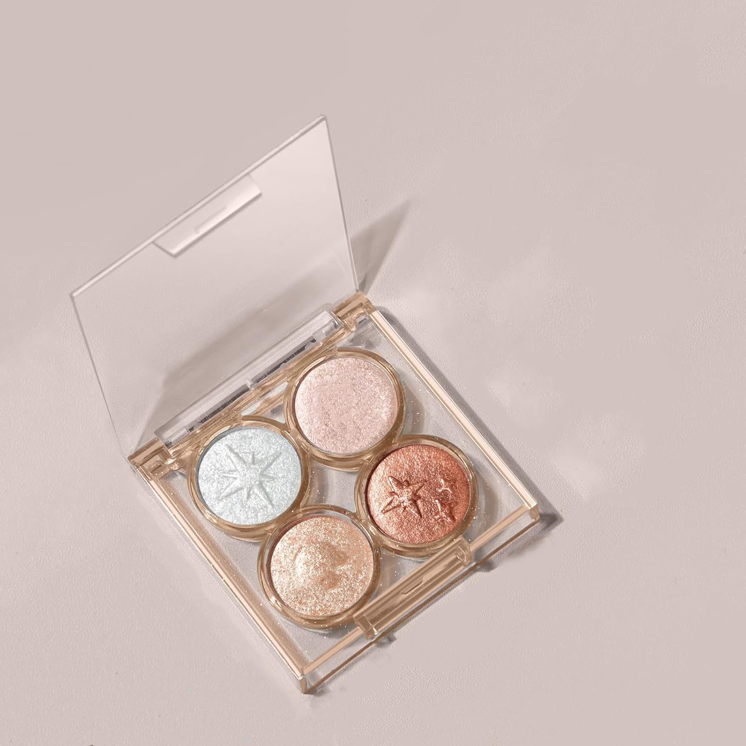 Four-Color Pearlescent Eyeshadow OEM