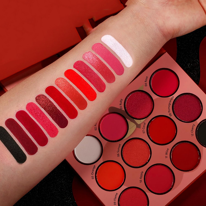 Customized 12-Color Eyeshadow Palette Manufacturer