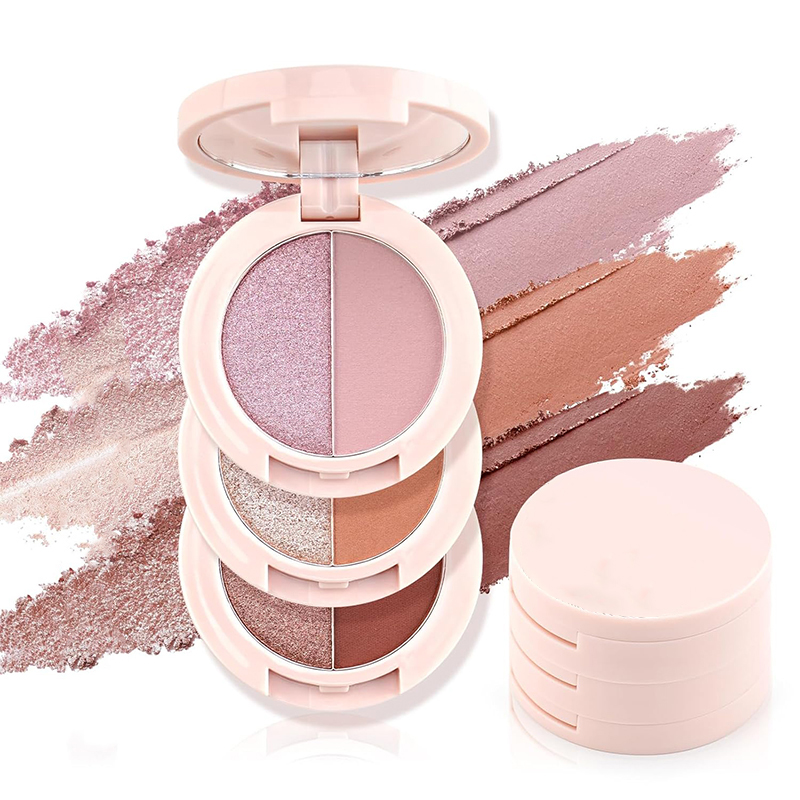 Six-Color Pearlescent Matte Eyeshadow OEM Manufacturer