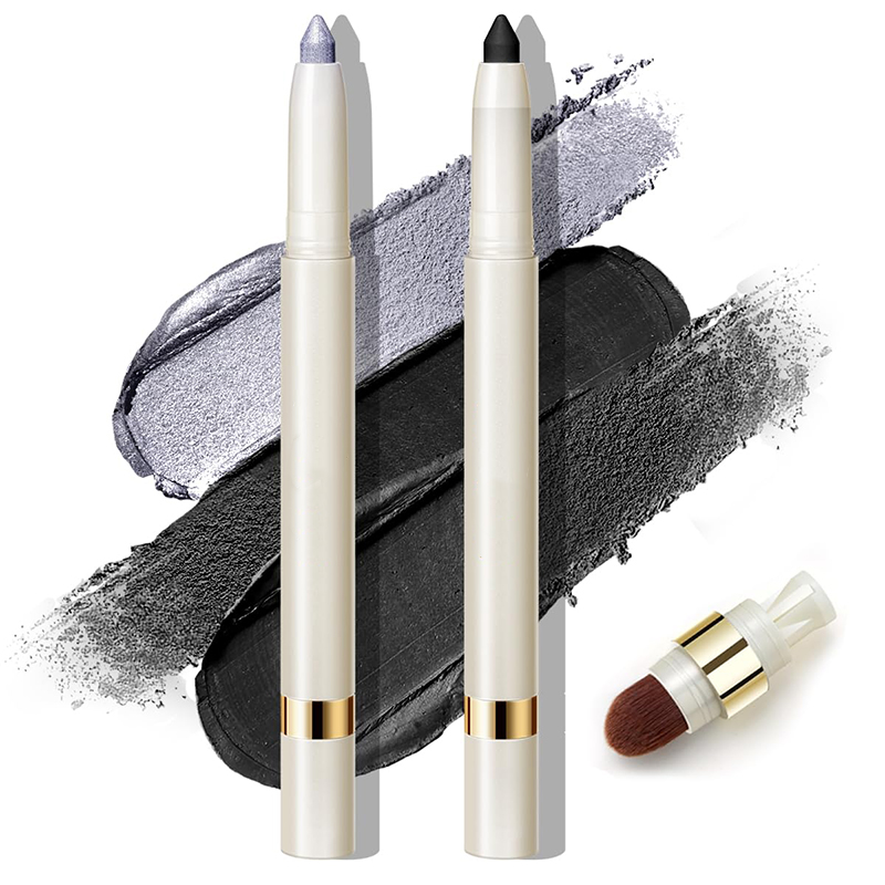 OEM/ODM Manufacturing Factory for Shimmering Eyeshadow Sticks with Built-in Brush and Sharpener
